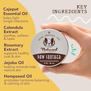   Natural-Dog-Company-Paw-Soother-Balm-2-oz-Tin-Dog-Paw-Cream-and-Lotion-Moisturizes-Soothes-Irritated-Paws-Elbows-Protects-from-Cracks-Wounds