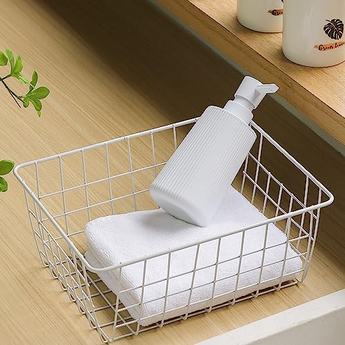 Image of Small Soap Dispenser for Bathroom and Kitchen, Modern Farmhouse Striped Style Plastic Hand Soap Dish Soap Dispenser with Pump Matte White