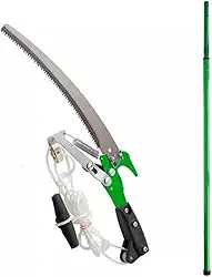 Kit Podador de Galhos Serrote Curvo 12 Polegadas com Cabo Longo Extensível - Trapp