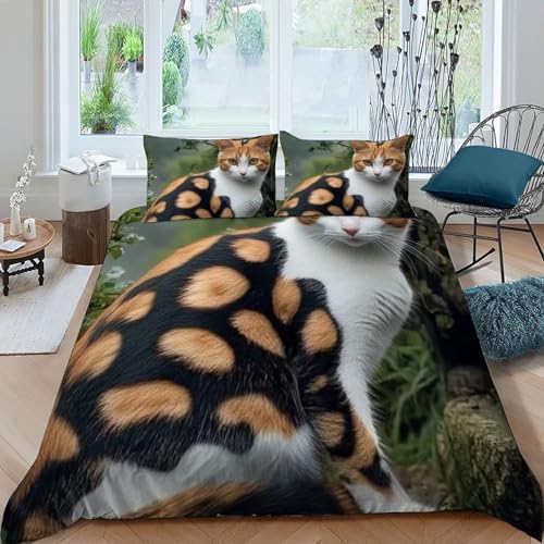 Housse de couette super king animaux 3d microfibre lit enfant - 3
