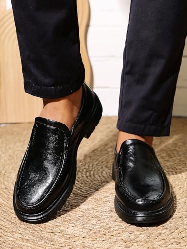 Men's eather Leather Loafers Dress Loafers Business Formal Shoes2