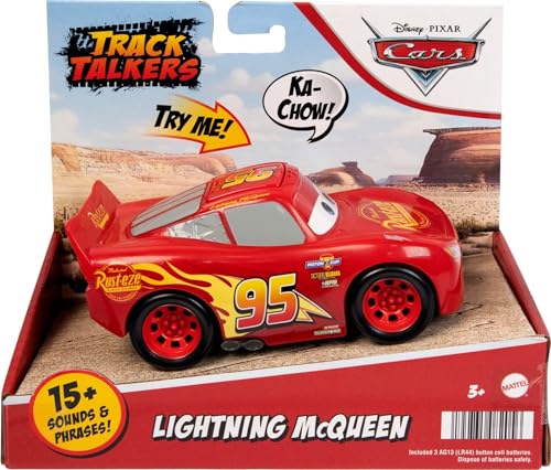 Mattel Cars Track Talkers: Auto Parlante Lightning McQueen 5.5"