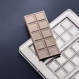 Polycarbonate Chocolate Bar Mold - Luxury Design - 43mL 10 piece for Chocolate, Candy, Baking, Bars