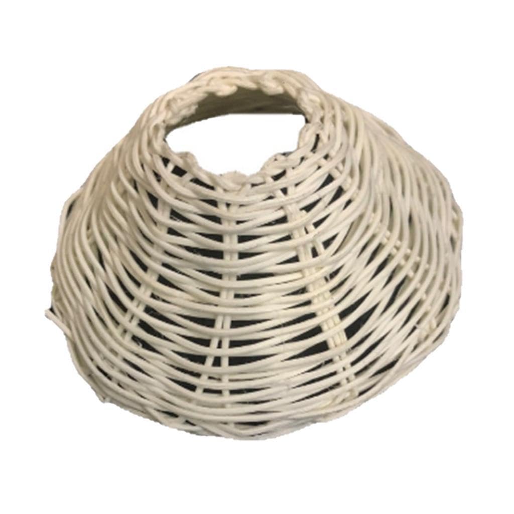 HEAVENGLOW Handwoven Rattan Lamp Shade Hanging Light Cover Chandelier Shades Bulb Guard-image-42
