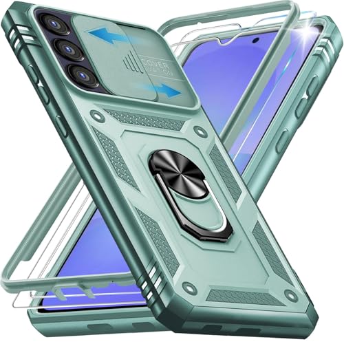 Coque Samsung A36 antichoc avec béquille magnétique et protection écran