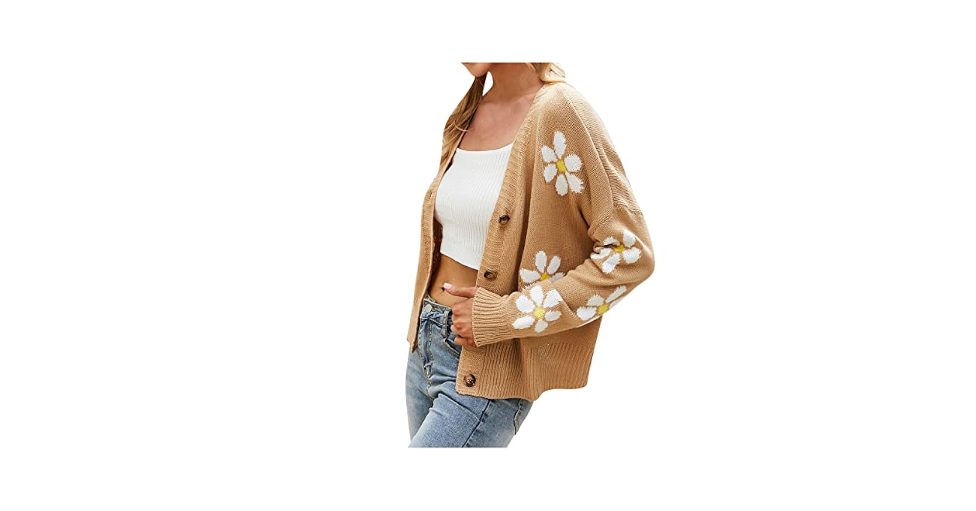 希少 TTT MSW 上質 Flower Zip Knit Cardigan F 希少 TTT MSW 上質 Flower Zip Knit Cardigan F 希少 TTT MSW