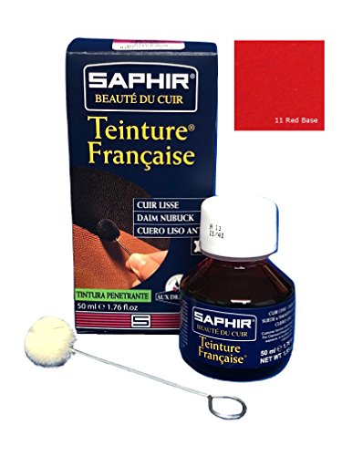 Saphir Teinture Française Cuir Liquide Rouge 50 ml