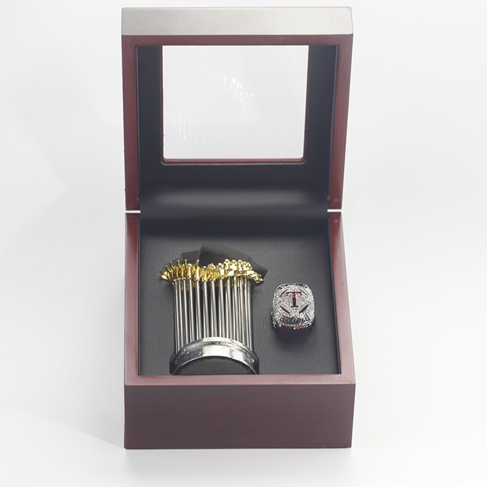 Collezioni di Videogiochi, Set di trofei dell'anello del Campionato Rangers 2023 Replica con espositore, Souvenir da Collezione, miglior Regalo(10#)