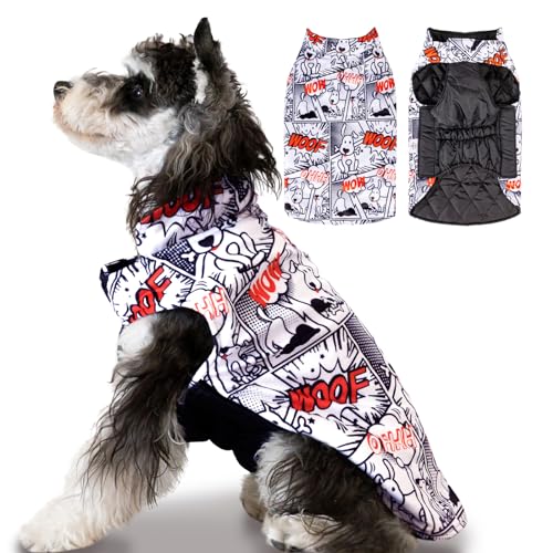 Manteau d'hiver pour chien imperméable réversible veste chaude petite grande taille