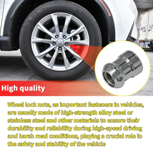 Image of Wheel Lock Lug Nut Set Compatible with Honda CR-V 2007-2025 Civic 2016 Accord 2008-2012 Replace 08W42-SCV-101,08W42-SCV-102,08W42-SCV-100, PREO-CV3-066, PREO-HRV-045, PREO-INS-055
