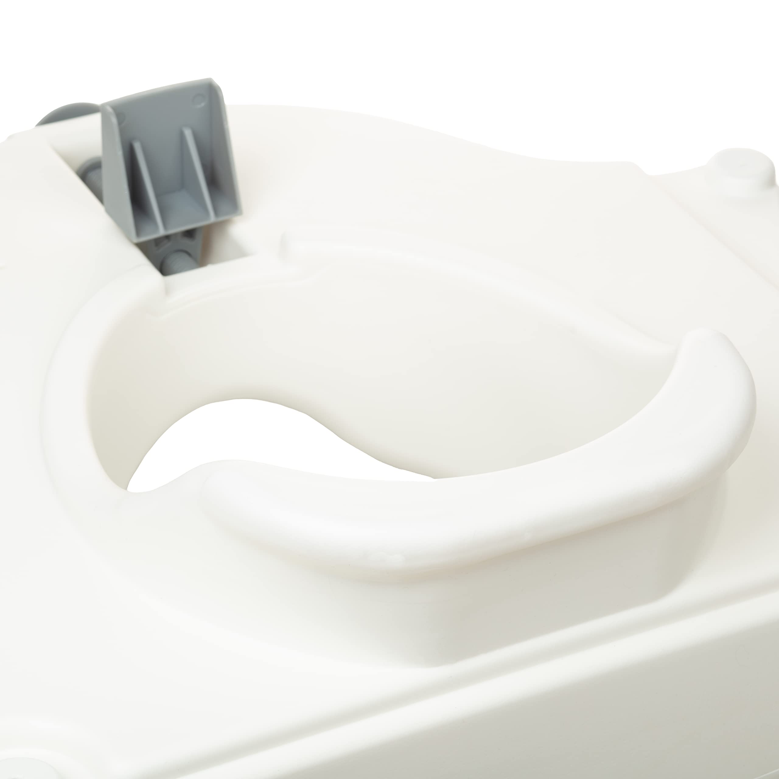 Rialzo WC Anatomico con Braccioli per Anziani e Disabili, Bianco | facilita sedersi e alzarsi dal water, anatomico con braccioli, fissaggio stabile regolabile, portata 100 kg