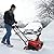 S AFSTAR Snow Blower, 20-Inch 15-AMP Walk-Behind Snow Thrower W/LED Headlights & 180° Rotating Chute, 30FT Throwing Distance, 10" Depth Clearing Path, Electric Corded Snowblower for Driveway (Red)