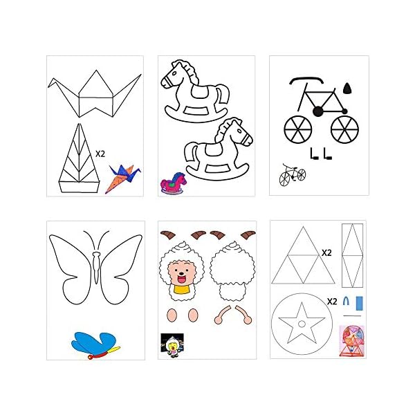 Moule de Papier Stylo 3D Fiyuer 2 Pcs Papier ModÃ¨les Moule de Papier Stylo pour Stylo d'impression 3D 20 Conceptions DiffÃ©rentes Enfants DIY – Image 5