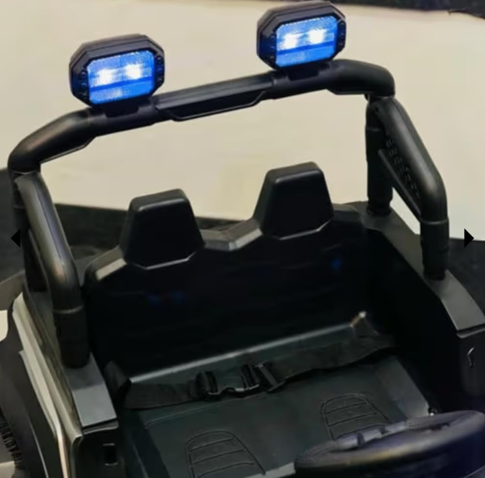 Image of SKYA STAR BWM-60E Battery Operated Jeep for Kids Ride On Toy Kids Car with Bluetooth Music & Light | Electric Baby Car Jeep | Perfect for Boys & Girls [2 to 7 Years, Grey]
