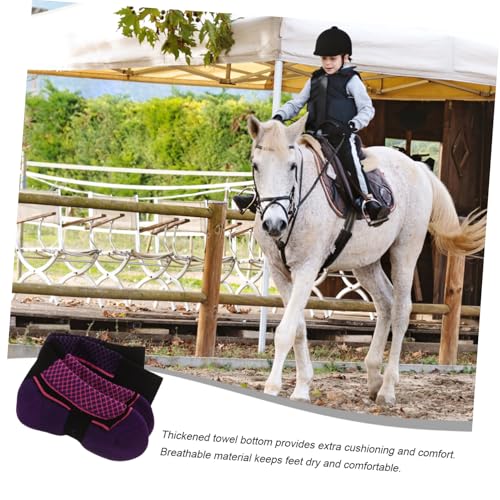 BESPORTBLE Bike Riding Socks Equestrian Socks Thick Socks for Equestrian Running Compression Socks Men Grey4