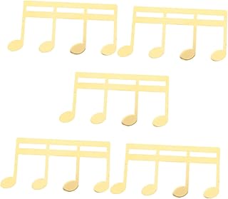 ERINGOGO 5pcs Music Folder Music Note Book Clips Music Stand Clips Snack Bags clamp Violin Accessories Guitar Accessory Piano Keyboard Music Note Clamp Music Score Clip Musical Score Holder