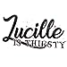 Imagen de Fashionalarm Taza de Lucille Is Thirsty impresa por ambos lados