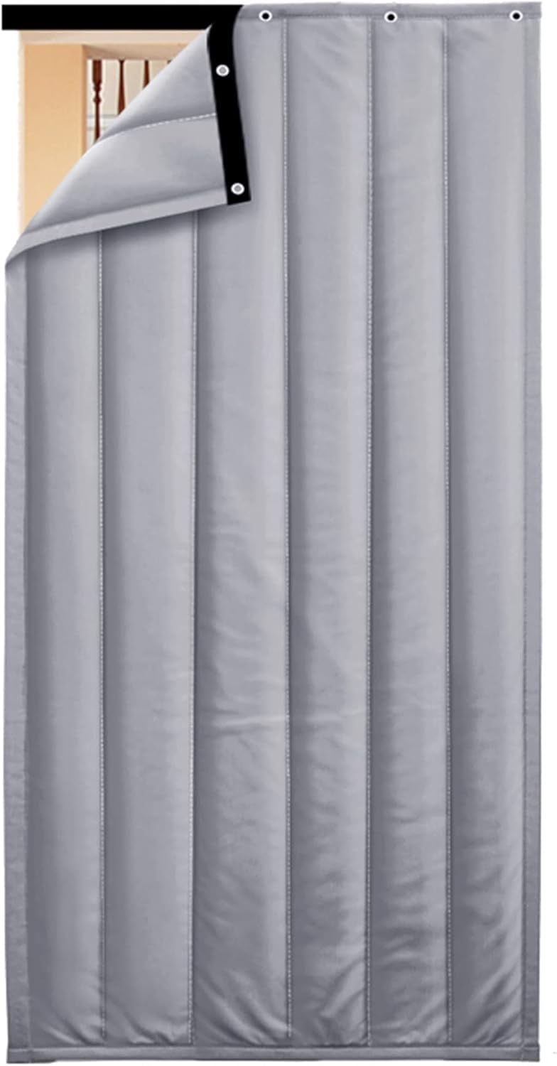 Rideaux occultants à isolation thermique tissu Oxford imperméable 90x240