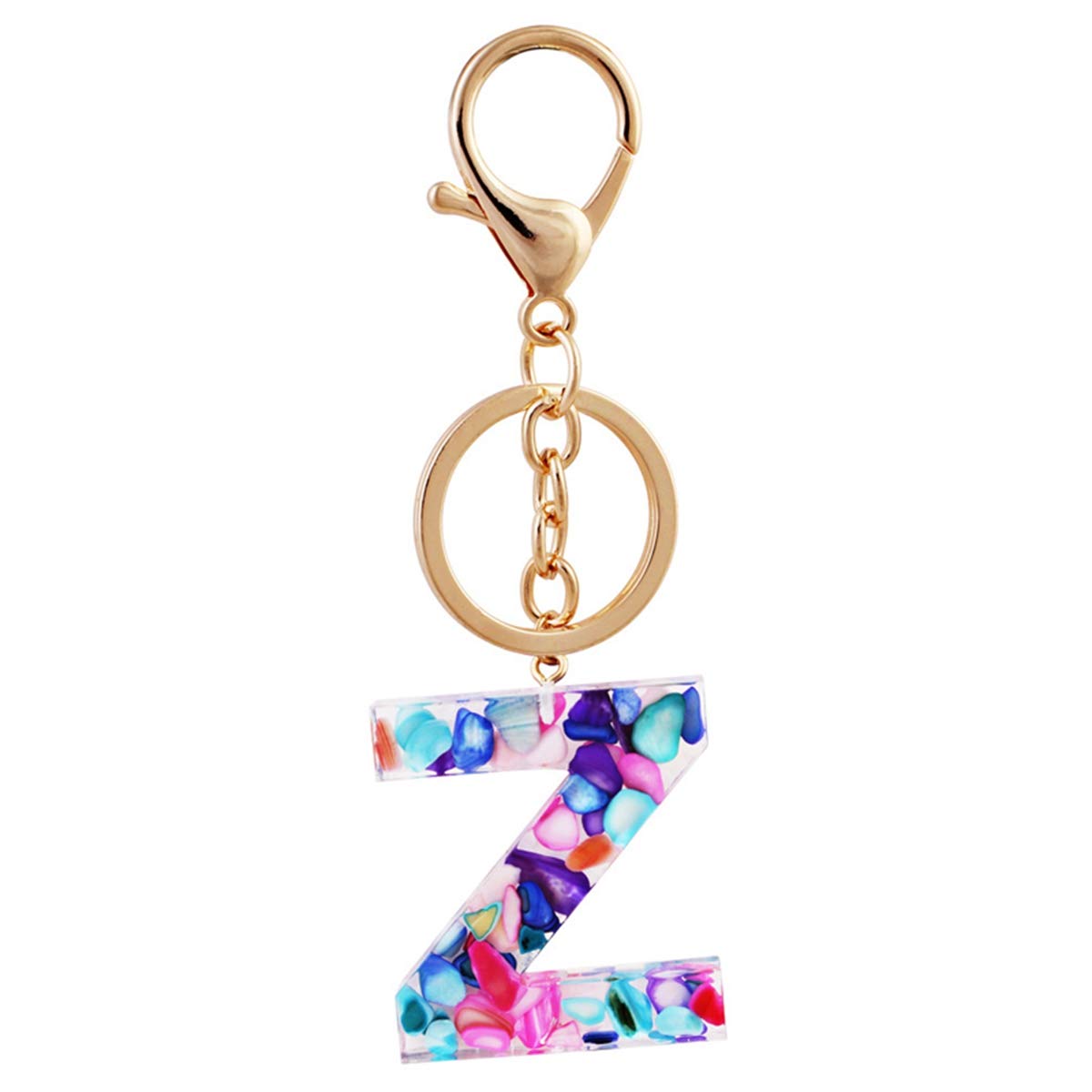 26 Letter Pendant Key Chain Keyrings Bag Accessories Z