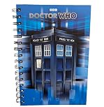 DOCTOR WHO Tardis Notebook - Official A5 Spiral Bound Journal Notepad