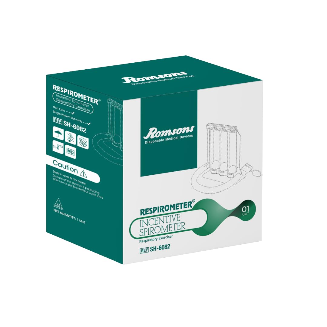 Romsons Respirometer Deep Breathing and Lung Exerciser