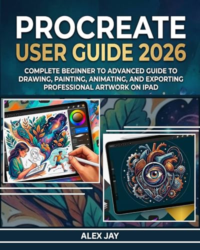 Procreate User Guide 2026: Complete Beginner To Advanced Guide To Drawing, Painting, Animating, And Exporting Professional Artwork On Ipad