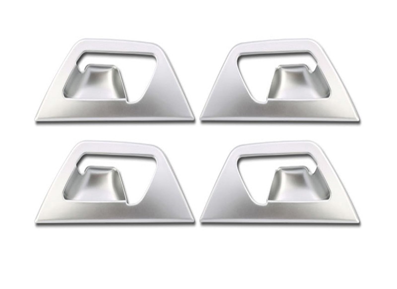 Fphgvqdbz Auto Interior Parts Accessory for Peugeot 3008 5008 for GT 2017-2023 for 3008GT for Hybrid Car Inner Door Bowl Handle Trim Cover(Silver)