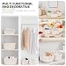 Otauoaea Aufbewahrungskorb Geflochten, 5er Set Baumwollseil Korb Aufbewahrung,Körbe Aufbewahrung Körbchen Wickeltisch Organizer Storage Basket für Bad Badezimmer Kinderzimmer Wickeltisch