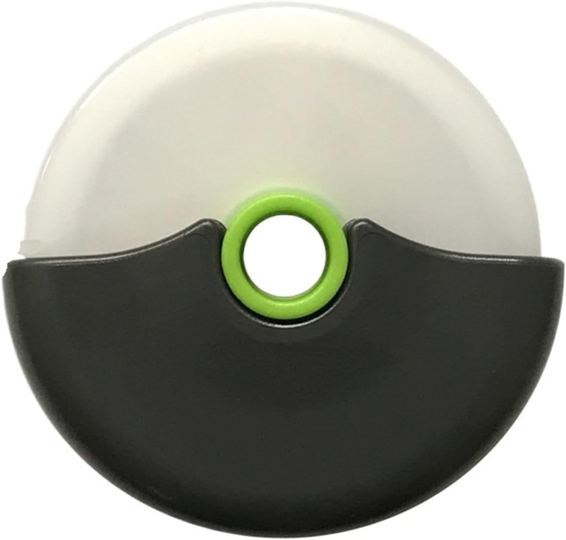 Stainless Steel Roller Cutter Multi-purpose Pizza Cake Dough Slicing Tool Baking Kitchen Accessories with Sharp Blade Wheel(Yellow)