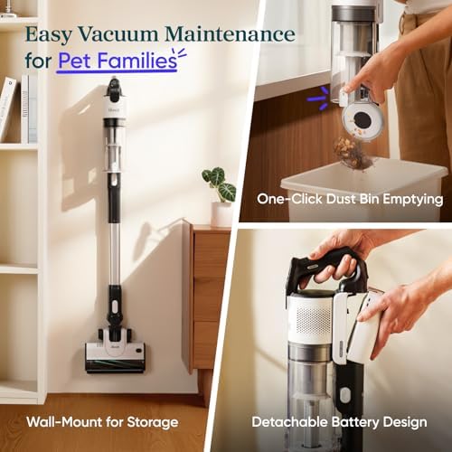 Levoit Cordless Vacuum Cleaner, Anti-Tangle for Pet Hair, Up to 50 Minutes - 5