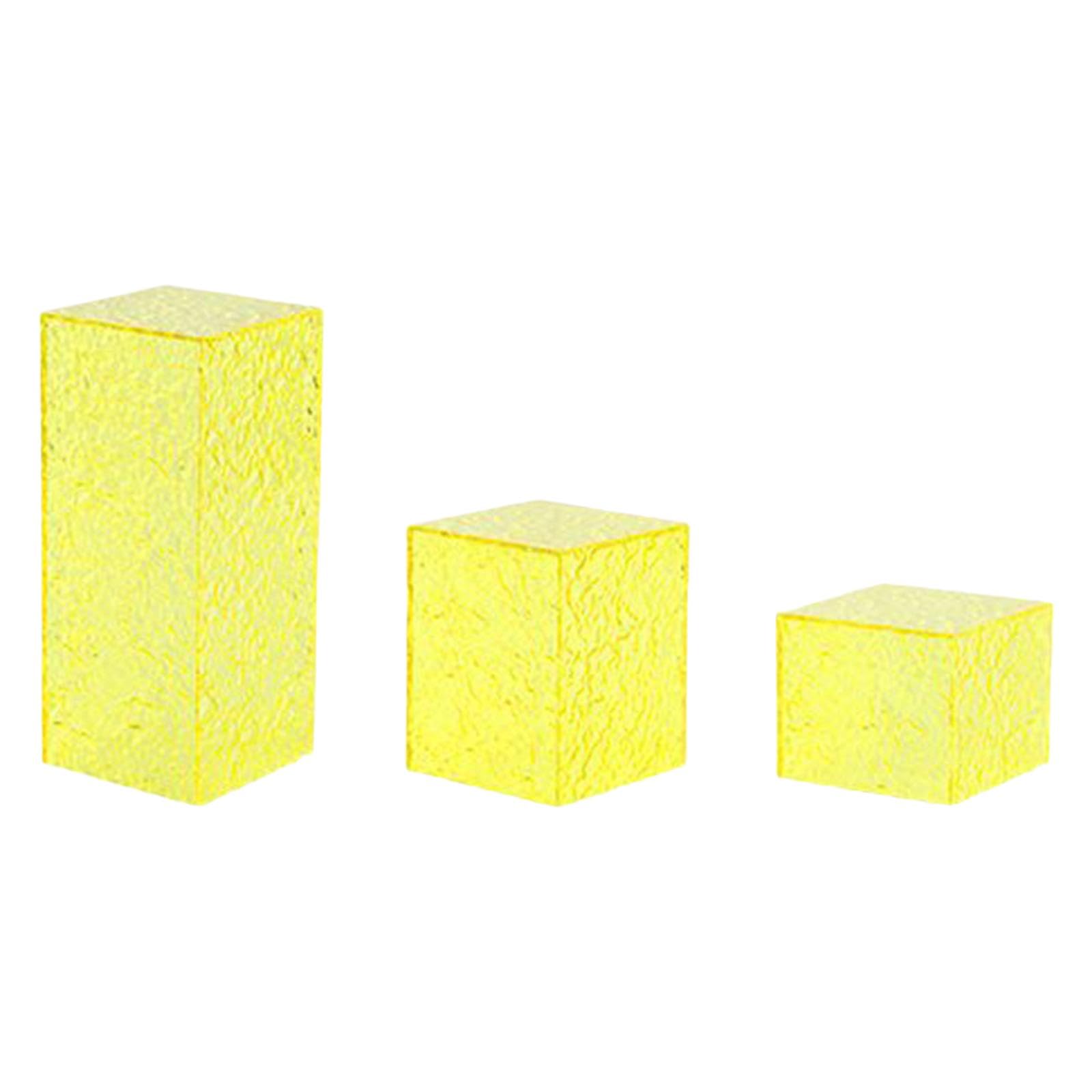 Expositor acrílico, elevadores para bufé, Exhibidores de mesa de postres acrílicos suaves y prácticos de 3 piezas for comida de buffet.