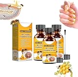 Natural Bee Venom Nail Serum,Furzero Nail Defense Bee Venom Treatment Serum,Nail Bee Venom Care Serum,Nail Growth Serum,Nail Growth and Repair Serum, Nail Strengthener for Damaged Nails (3 Pcs)