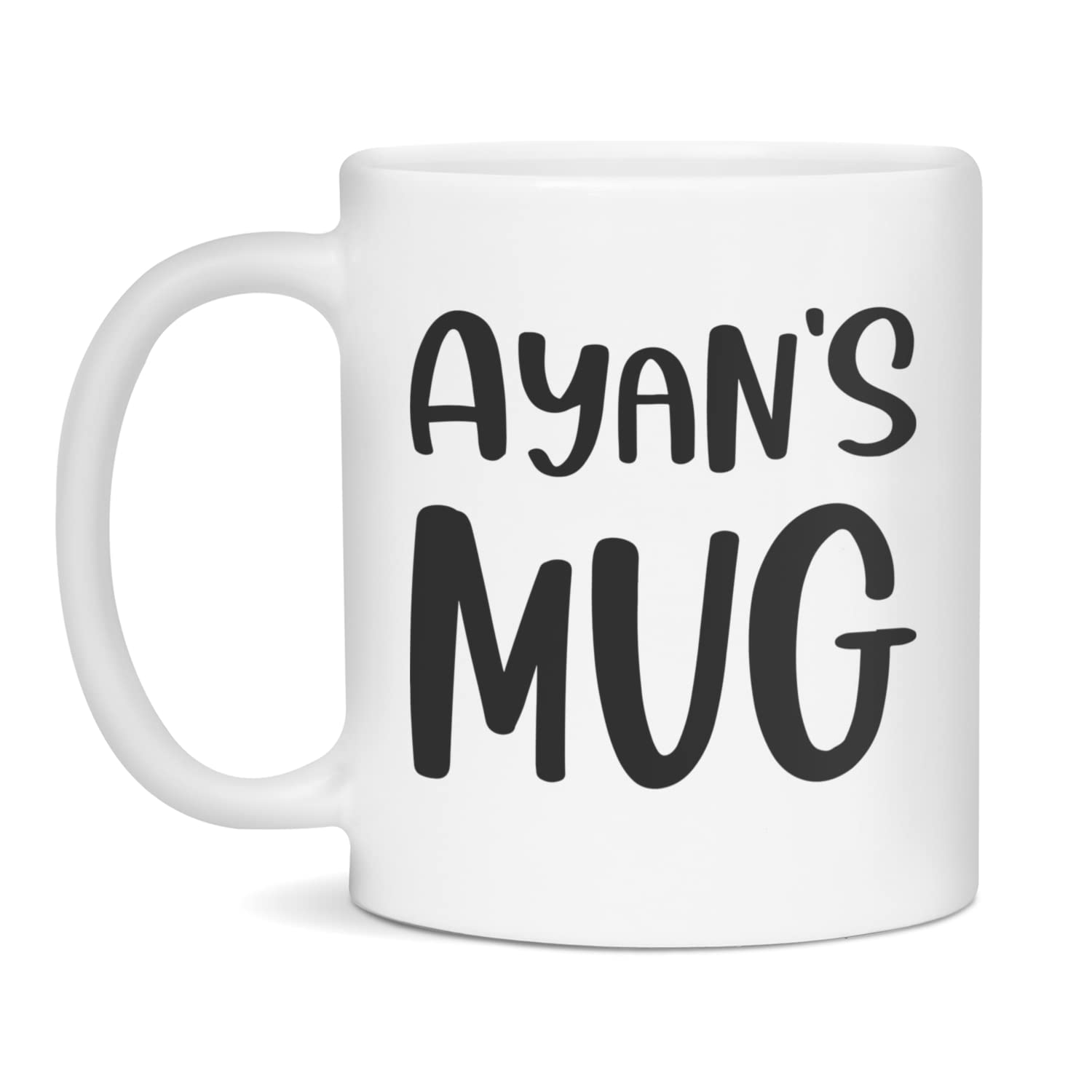 Custom personalized Ayan's mug unique gift, 11-Ounce White