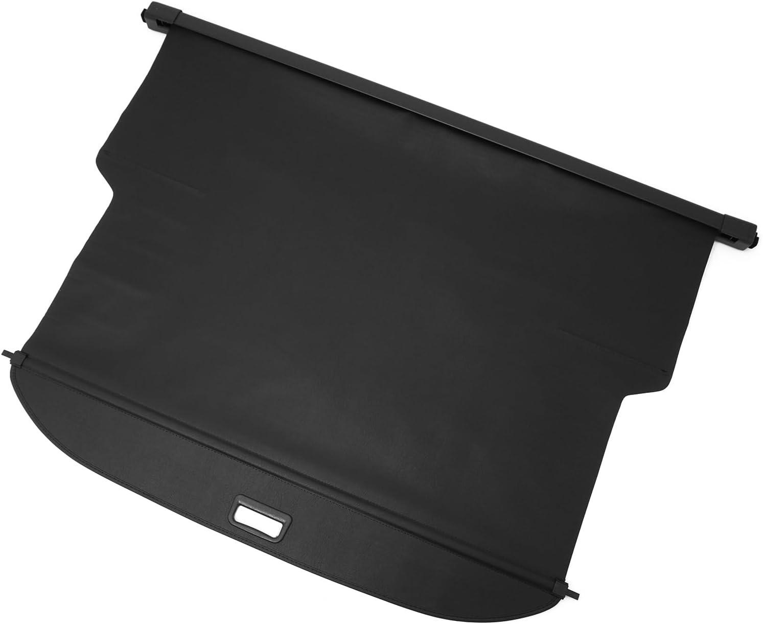 FREEMOTOR802 Rear Cargo Cover Fits 2024-2026 Chevrolet Traverse & GMC Acadia 2025-2026 Buick Enclave, Black Leather Retractable Rear Trunk Security Cover Shade Cargo Luggage Privacy Shield