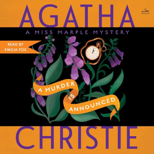 A Murder Is Announced Audiolibro Por Agatha Christie arte de portada