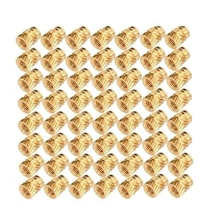 Gshupiou GSHUPIOU Bronze Rändelmuttern 200 Stück