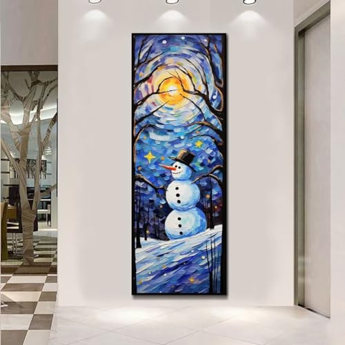 DIY diamant painting adultes kit complet pour évacuer le stress 5D neige
