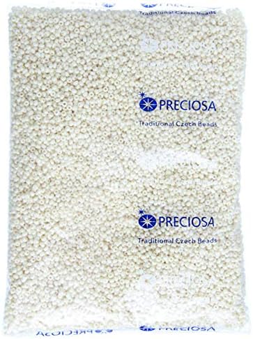 John Bead 500g 8/0 Bone Solgel Czech Glass Round Seed Beads for Jewelry Bracelets Necklace Earring Decorations Design Making