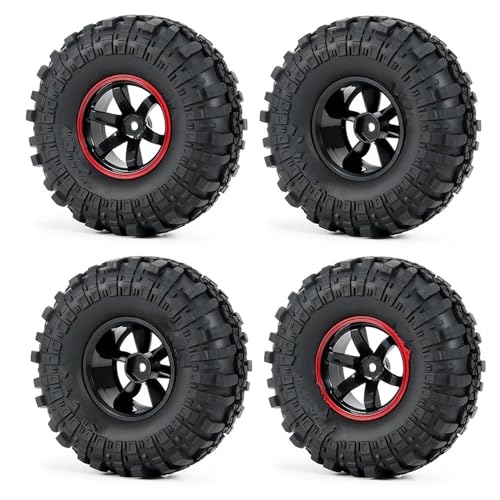 Pneus de voiture sur chenilles RC 1/10 pour Axial SCX10 TRX4 D110 4pcs