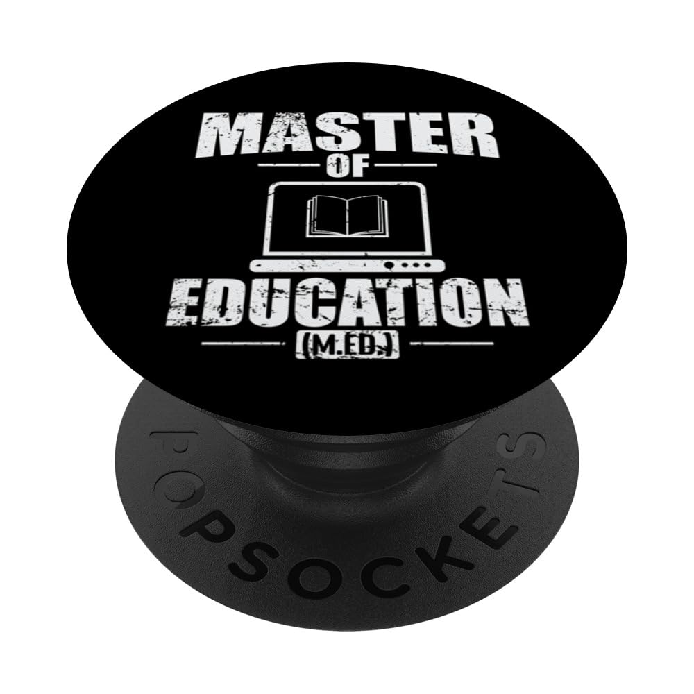 Master of Education Specialized Educational Research PopSockets Swappable PopGrip, Black