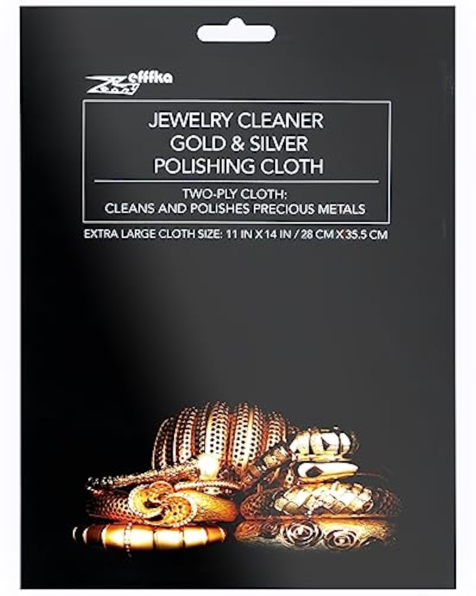 Gold and Silver Polishing Cleaning Cloth, Tarnish Remover