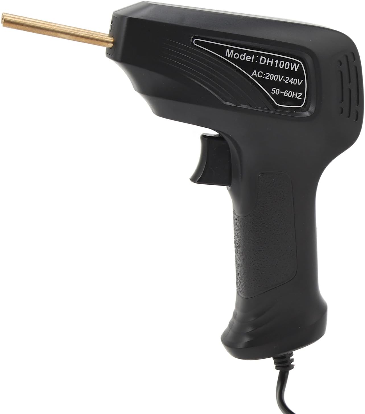 Plastic Welding Machine for Car Bumper repair, 50W Hot Stapler Welding Bumper Repair Kit Plastic Welding with Clamp and 4 Types of Flat Nails (US Plug 110V)
