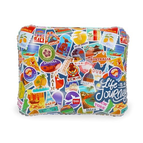 Legami - Cuscino Spiaggia Gonfiabile, da Campeggio Piscina Mare, Comodo Ultraleggero, Dimensioni 37 x 30 cm