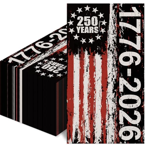 250th Anniversary Patriotic Cocktail Paper Napkins 50pcs