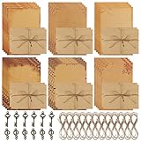 【Multipurpose】Die Vintage-Kraftpapierumschläge können zum Schreiben von Dankesbriefen, Textauszügen, Liebesbriefen, Partyeinladungen, Hochzeitseinladungen, Grußkarten usw. verwendet werden.Es kann auch zum Zeichnen, zum Erstellen von Schatzkarten, zum Anlegen von Sammelalben, zum Anfertigen altmodischer Speisekarten usw. verwendet werden.