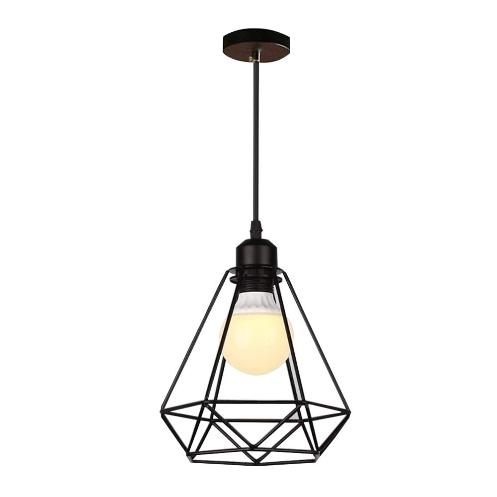 Pendant Chandelier Hanging Light - Farmhouse Chandelier Mini Rustic Lighting for Kitchen Island Dining Room Bar Industrial Edison