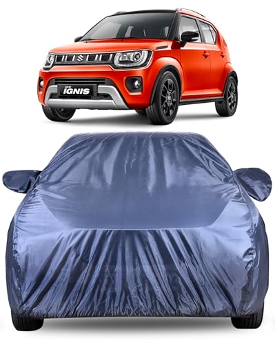 Image of Autofact Premium Car Cover for Maruti Ignis | All Weather Water-Resistant Full Body Car Cover | Light-Weight Triple-Stitched Outdoor Shield with UV Protection, Dustproof & Heat-Resistant