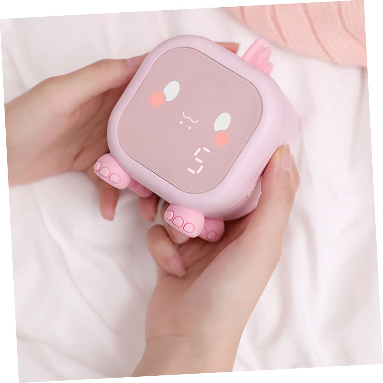 Cabilock Réveil USB en Silicone pour Garçon et Filles Lumière LED Douce, Design Moderne et Forme Unique, pour Chambre et Salon à Usage Domestique