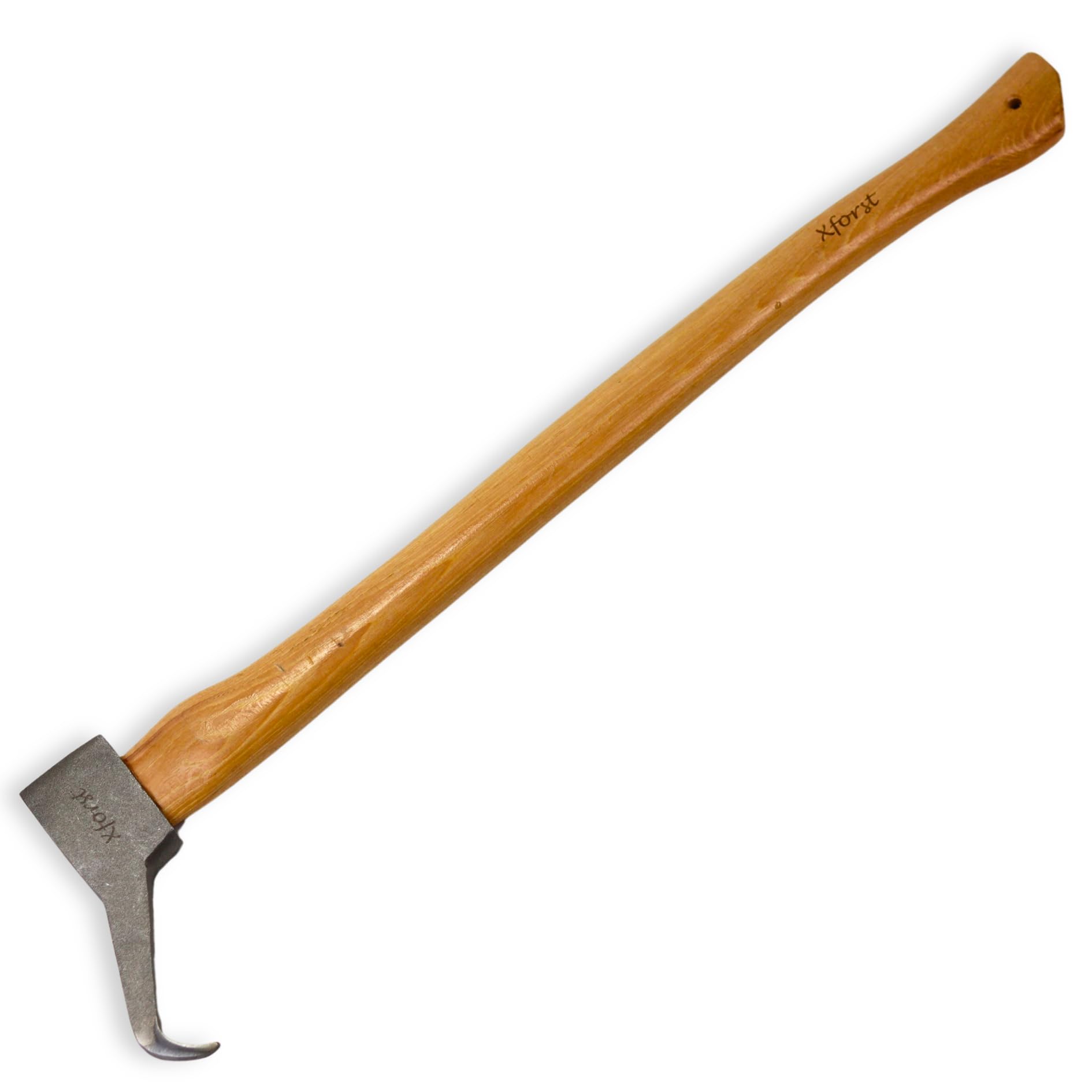 Xforst X-P88 Sapie Sappie idéal pour déplacer et ramasser des bûches et des Morceaux de Bois. Manche en frêne de 80 cm et tête Robuste de 0,8 kg. Utilisation Professionnelle.