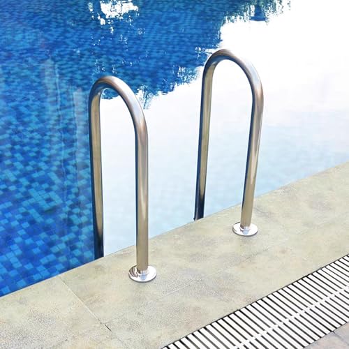 Escalera para piscina de acero inoxidable 304 con 3 peldaños miniatura 5